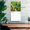 Hummingbirds | 2027 12 x 24 Inch (Hanging) Monthly Square Wall Calendar | Foil Stamped Cover | Plastic-Free